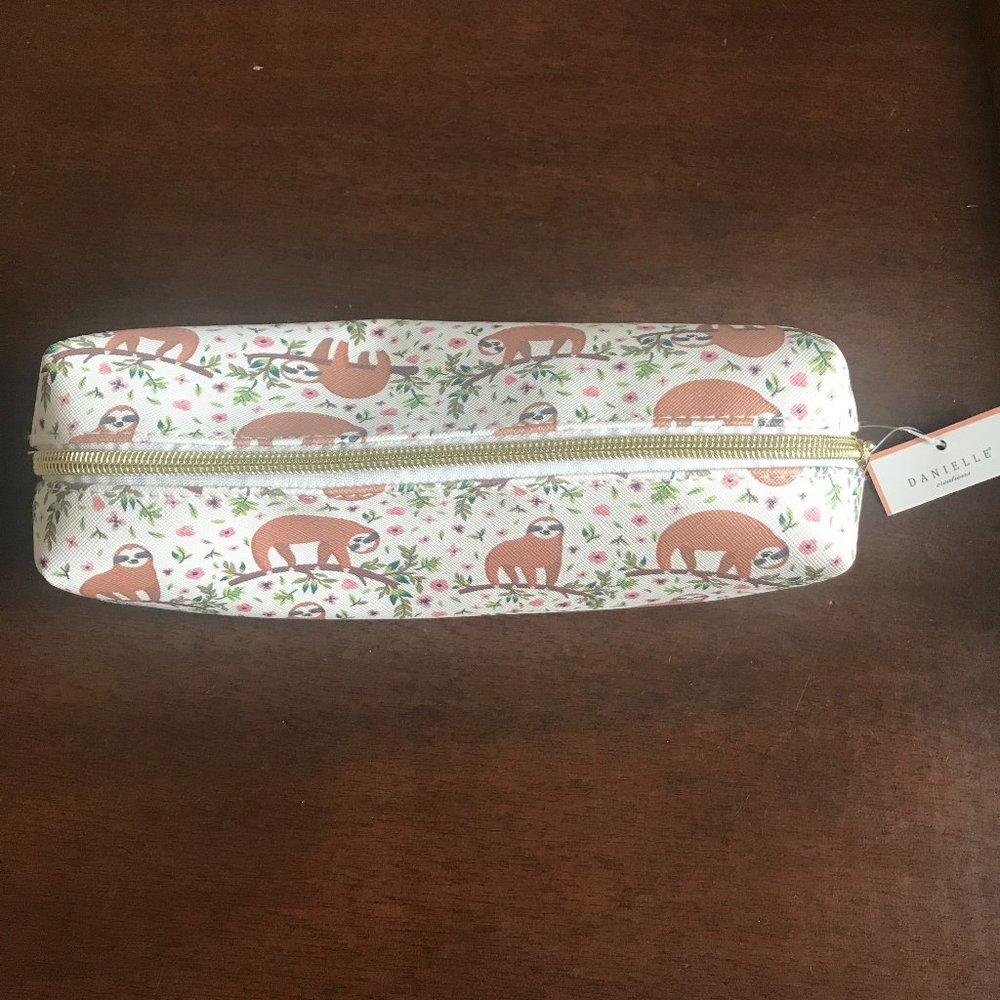 Danielle Creations Makeup Pencil Case Bag Sloths